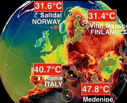 Varför är Europa så hett?